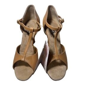 Dance Naturals Regata Art.‎ 6T Ballroom Dance Shoes in Tan Leather, EU 36 (US 6)